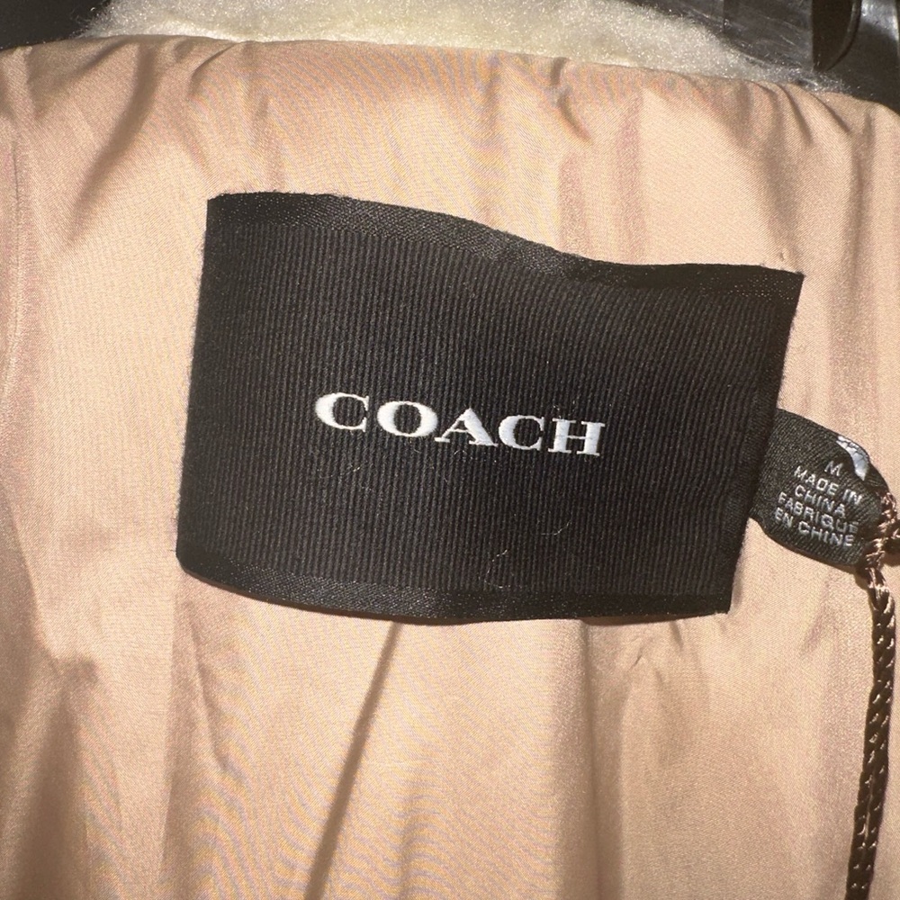 Coach Sherpa Signature Jacket NWT Medium - Picture 9 of 13